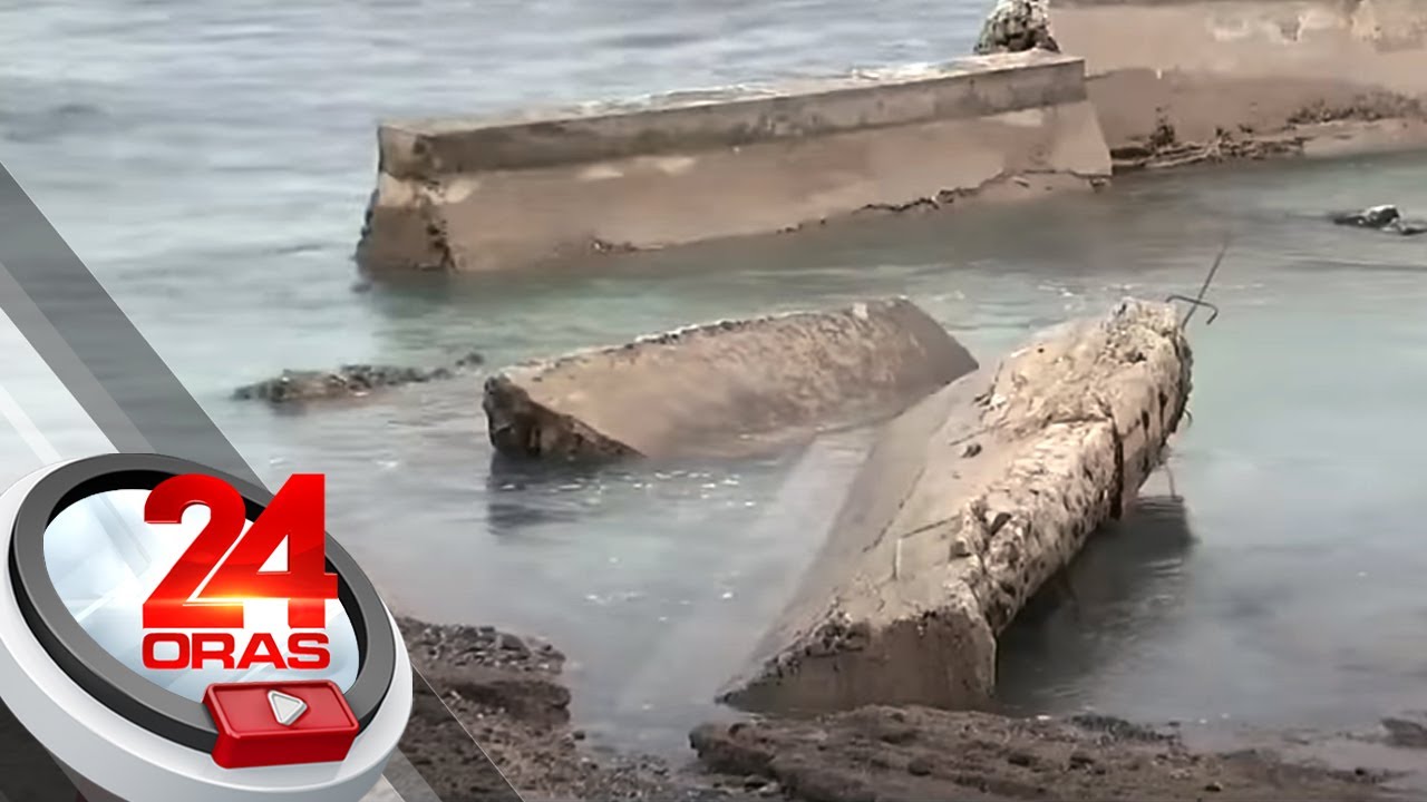 Breakwater sa Uyugan, Batanes, nahati sa apat | 24 Oras