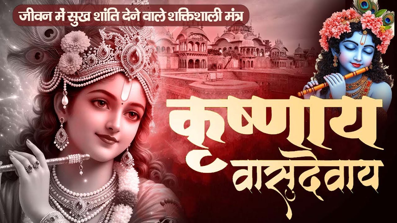कृष्ण मंत्र 108 बार | कृष्णाय वासुदेवाय | Krishnaya Vasudevaya | Powerful #krishnabhajan 2026