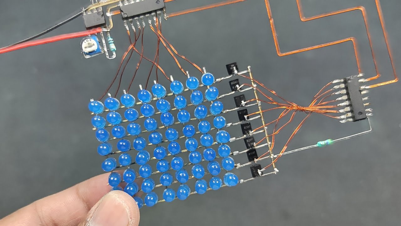 Amazing  LED Chaser Light Circuit