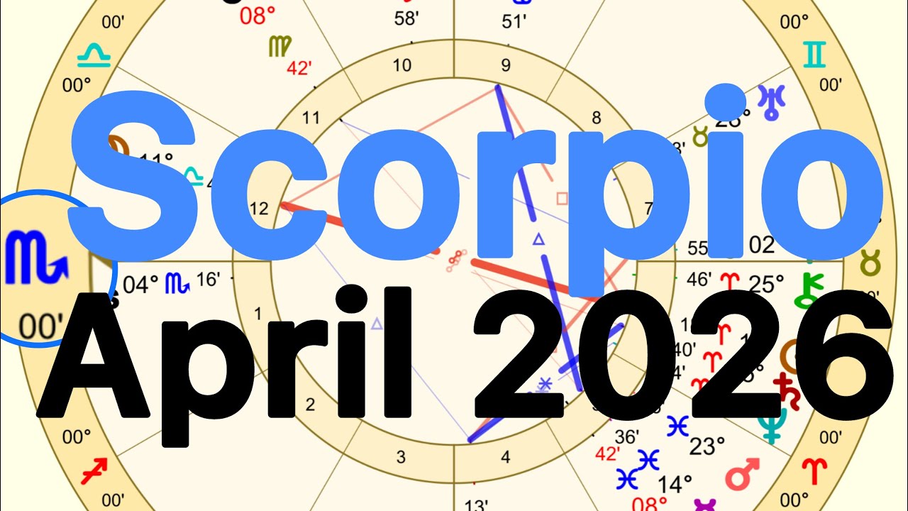 Астрологический отчет для Скорпиона/Восходящего Скорпиона на апрель 2026 года