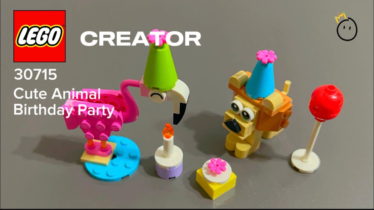 LEGO Creator 30715 Cute Animal Birthday Party | Speedbuild & Review