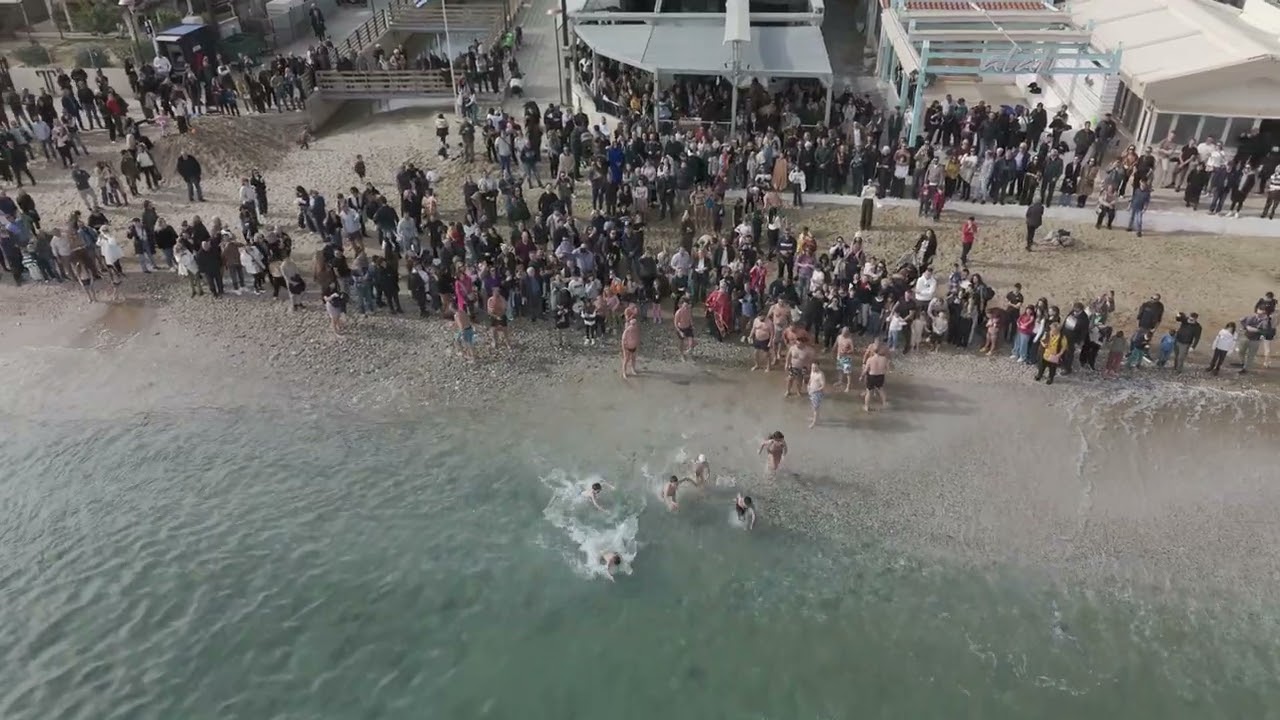 Epiphany (Theophany) celebration day in Agia Pelagia beach (Crete / Greece) - 2025-01-06 - PART 1