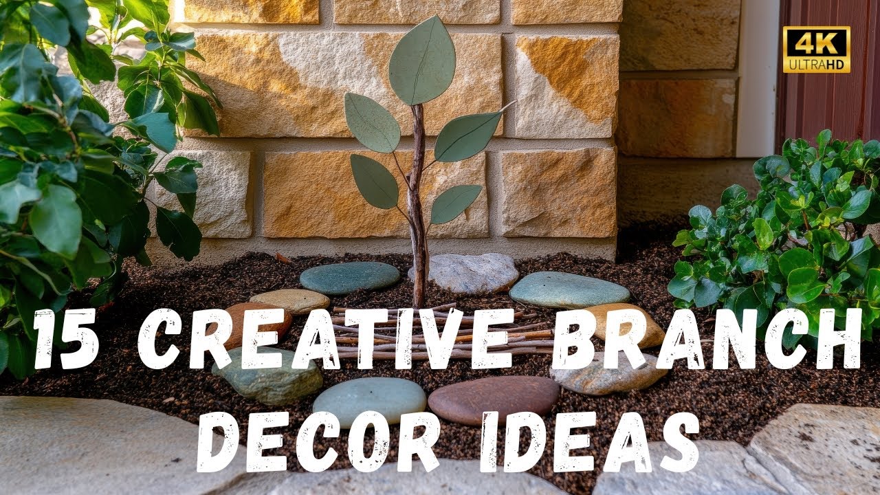 🌿 15 Creative Branch Decor Ideas | Rustic DIY Garden Inspiration