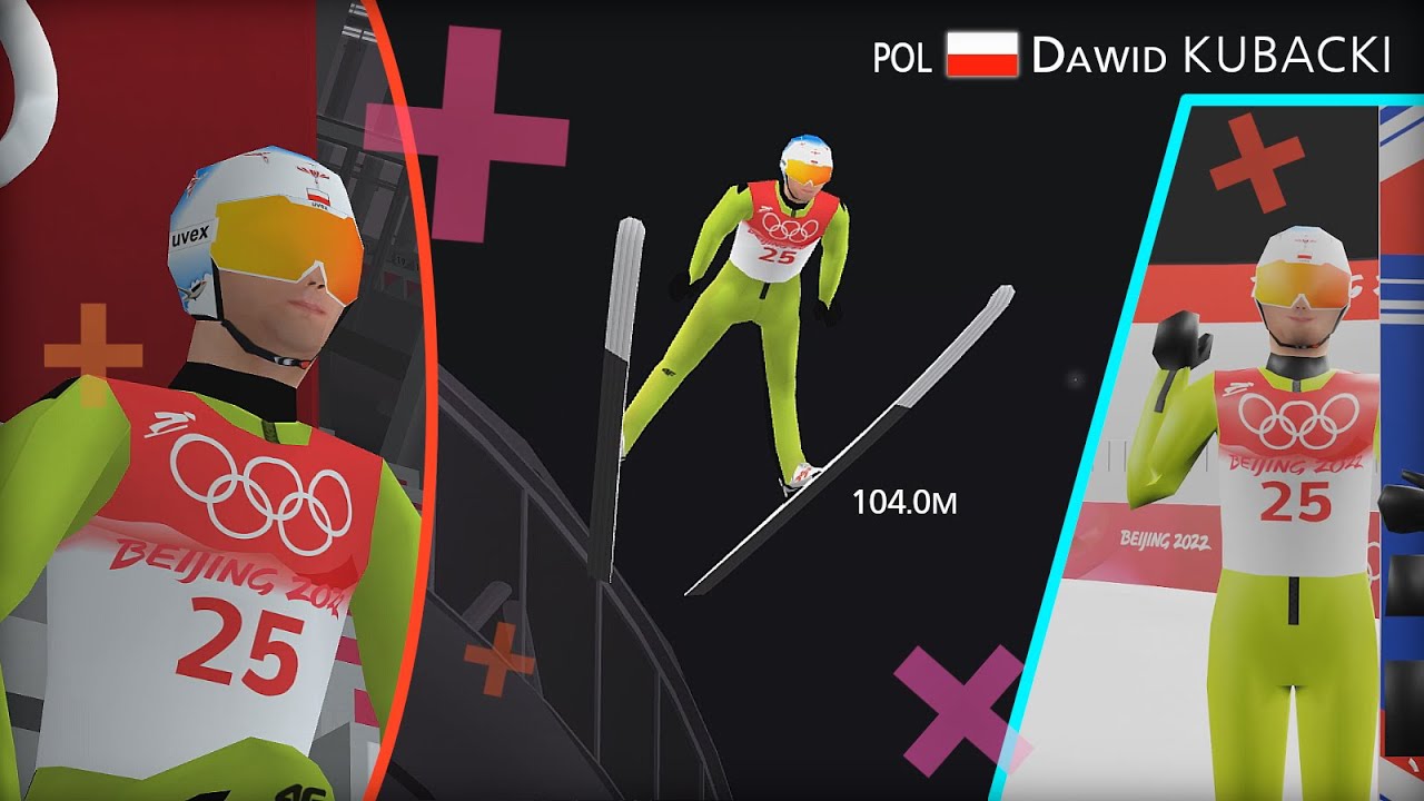 Odwzoruj to w DSJ4 #52 Dawid Kubacki 104.0m IO Beijing 2022 (Zhangjiakou) BRĄZOWY MEDAL OLIMPIJSKI