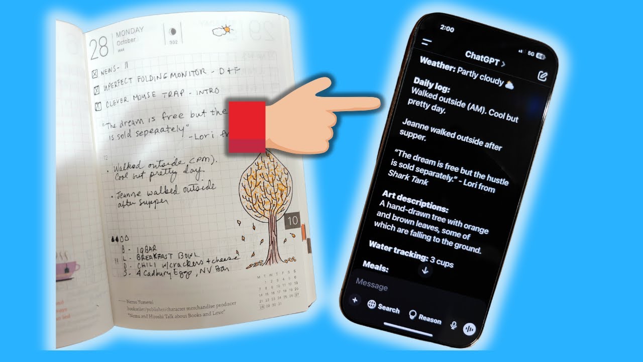 How-to use ChatGPT to convert handwritten journals into searchable text