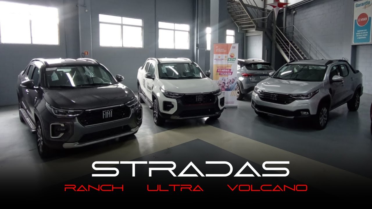 COMPARATIVO DA STRADA ULTRA, RANCH E VOLCANO 2024