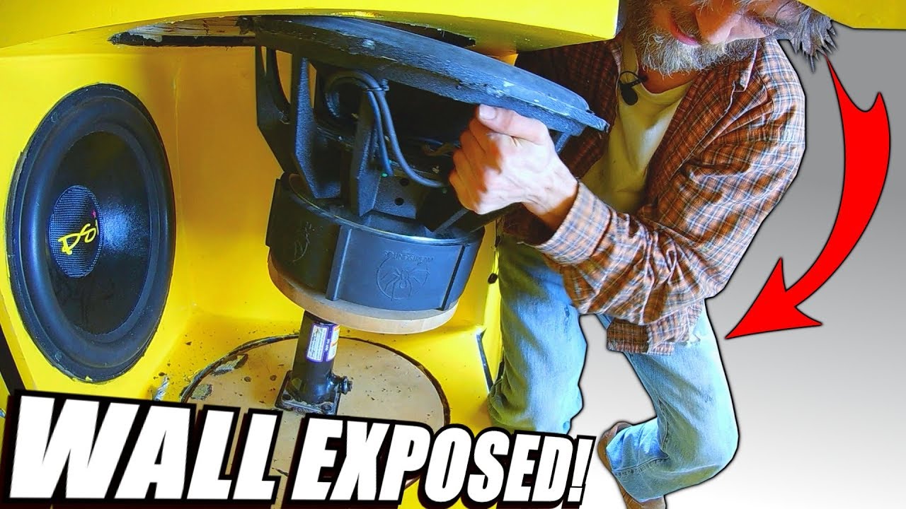 EXPOSING The Subwoofer REMOVAL PROCESS w/ EXO's Biggest Car Audio TEARDOWN Ever