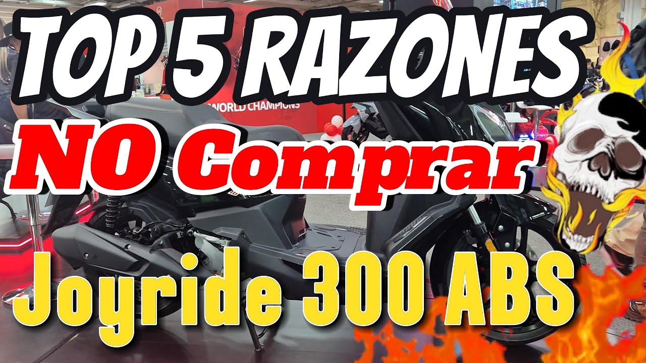TOP 5 Razones NO Comprar SYM Joyride 300 ABS 2026 Opiniones Motos Alternativas