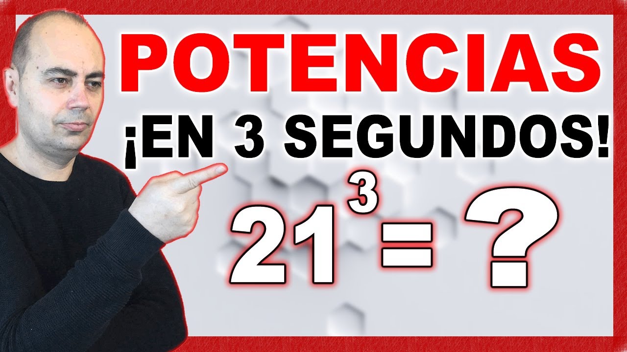 Cálculo Mental ⚡ POTENCIA CÚBICA en 3 Segundos