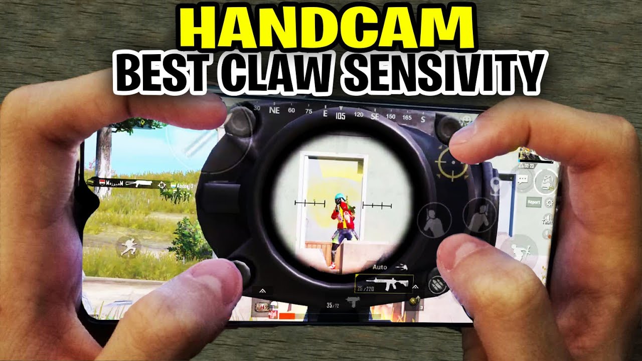 Redmi Note 8 Pro PUBG Mobile | HANDCAM | BEST SENSIVITY! 4 Finger + Full Gyro | HIGTLIGHTS!