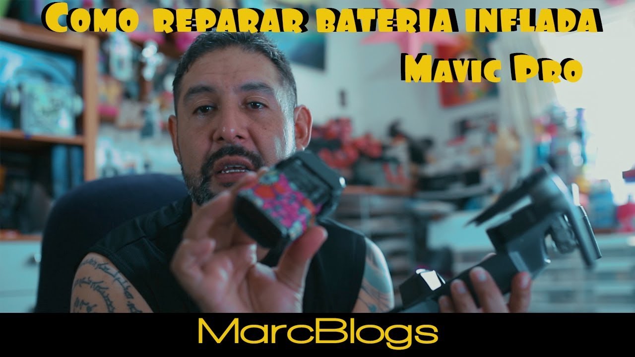 REPARAR una bateria inlflada para MAVIC PRO 😱
