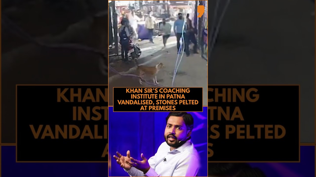 Khan Sir Coaching Centre Vandalised in Patna, Stone Pelting Allegedly by Rival Group
