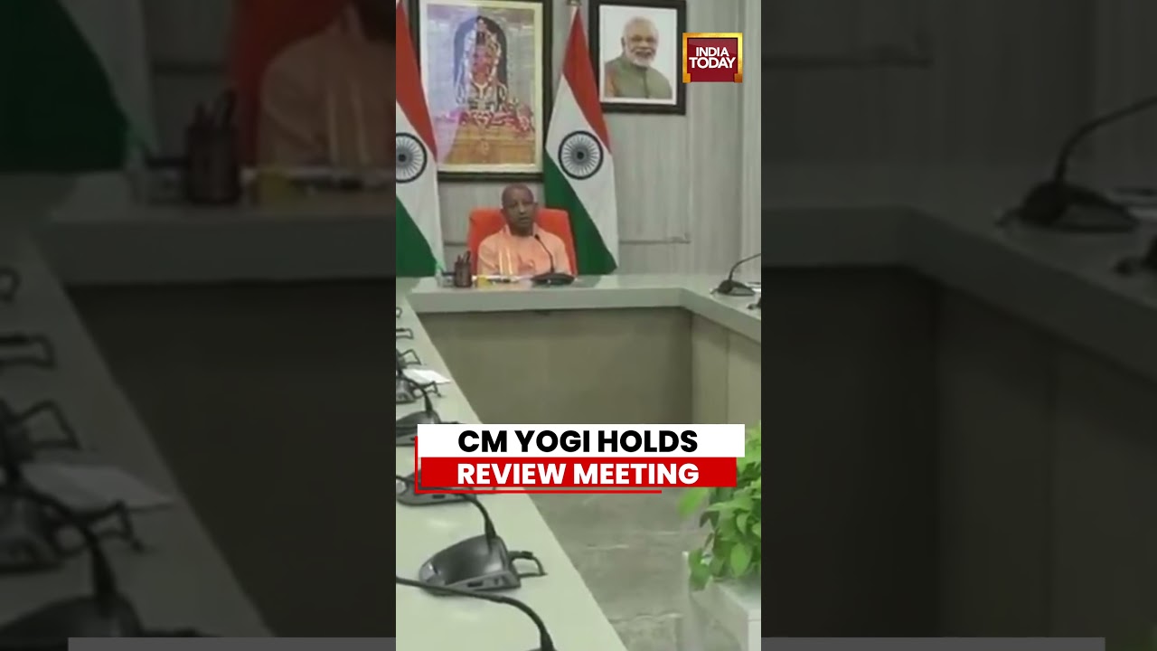 CM Yogi Reviews Labour Department Work in Lucknow Meeting with Officials and Minister Present