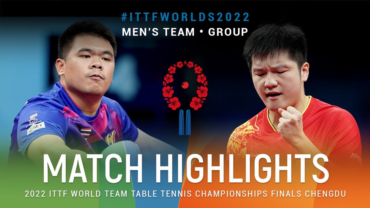 Highlights | Sarayut Tancharoen (THA) vs Fan zhendong (CHN) | MT Grps | #ITTFWorlds2022