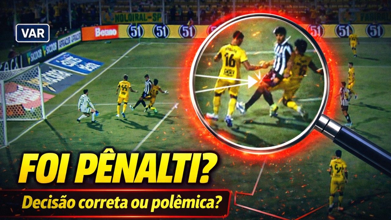 O VAR EM MIRASSOL 2 X2 SANTOS