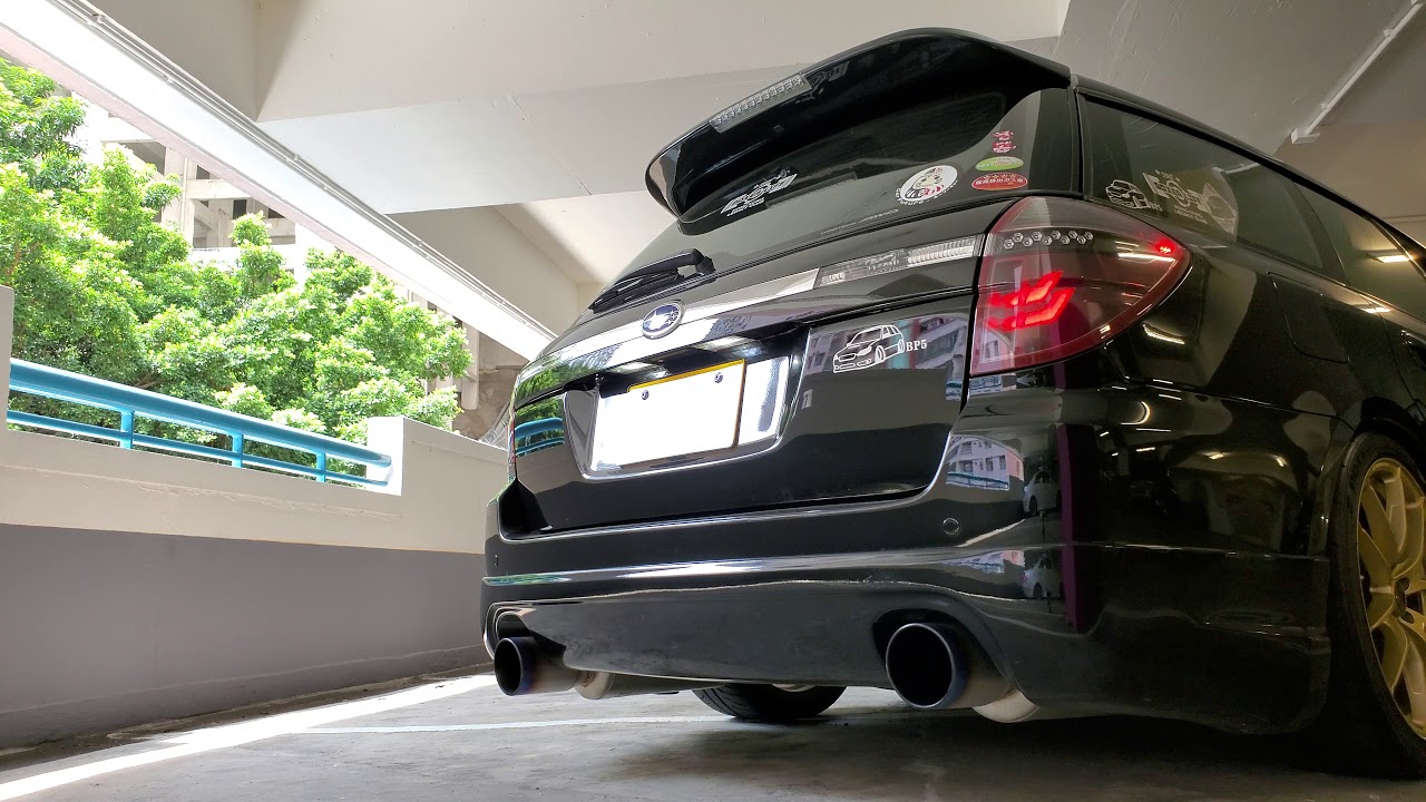 Subaru Legacy Wagon 2.0GT BP5 Fujitsubo Super R  FGK Exhaust