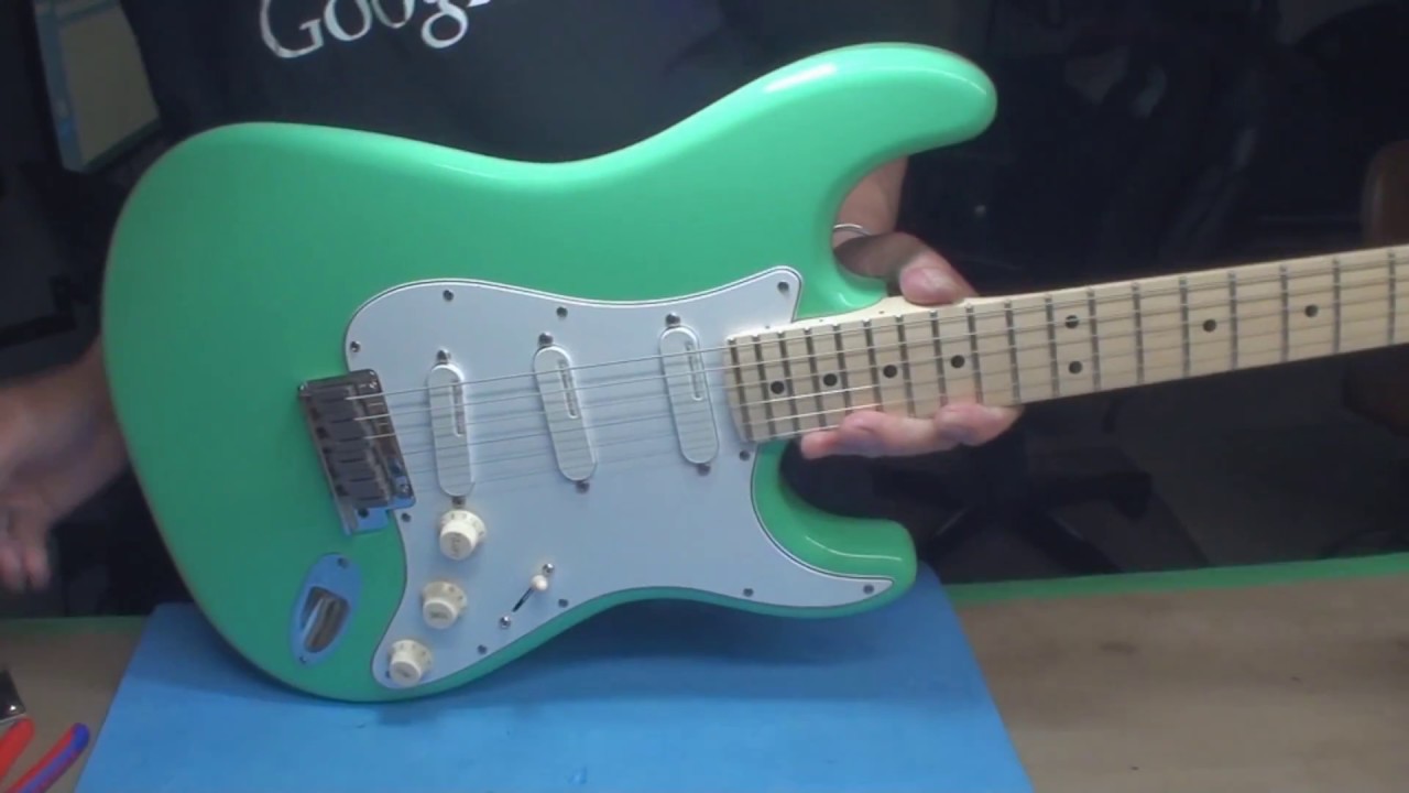 Warmoth Stratocaster собран с регулятором тембра TBX