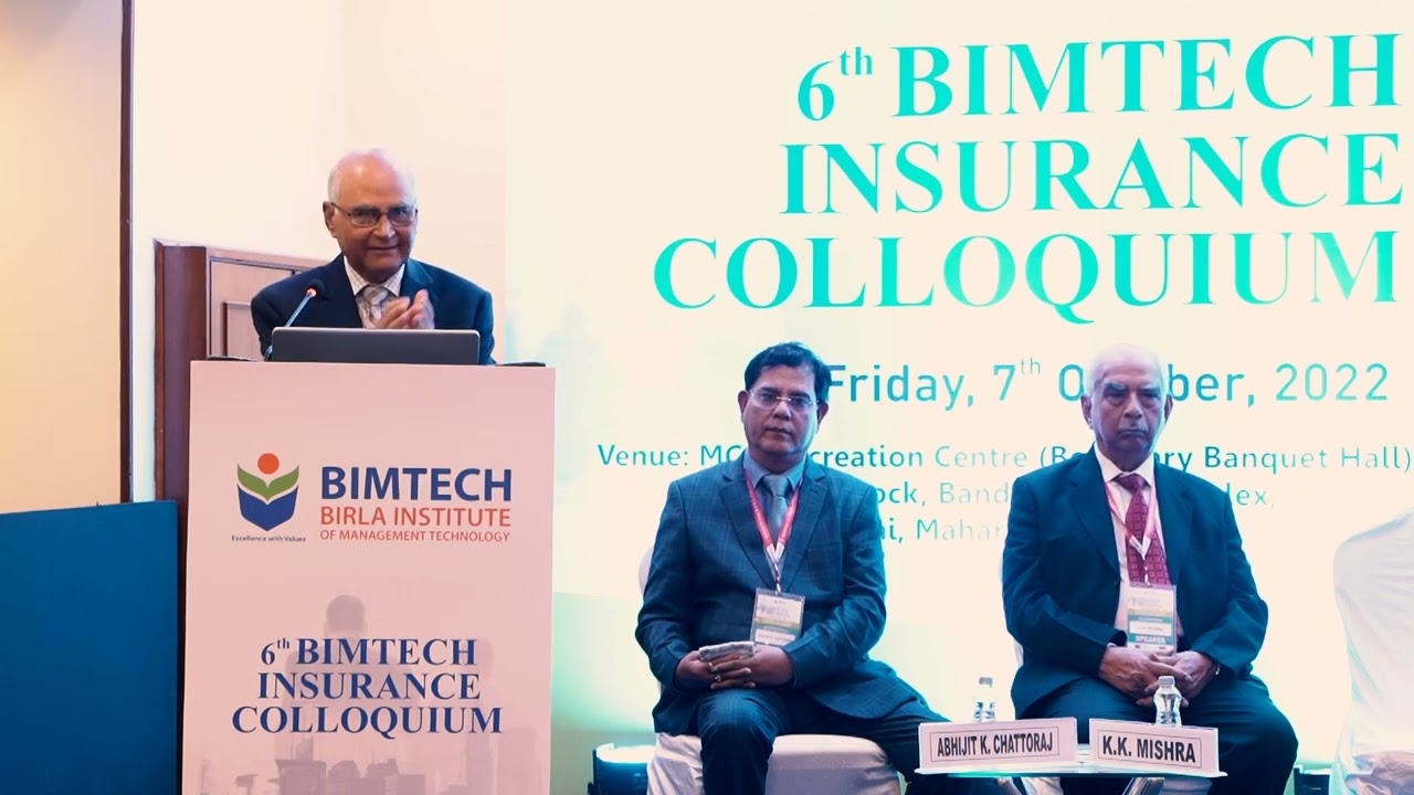 Shri G. N. Bajpai | Lifetime Achievement Award | 6th BIMTECH INSURANCE COLLOQUIUM-2022