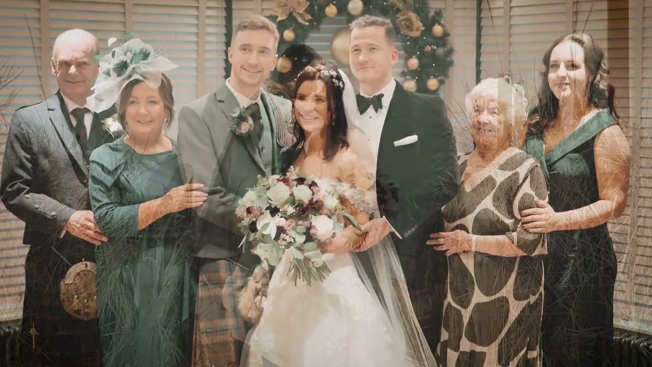 Beautiful winter wedding at the Piersland Hotel Troon, Eilidh & Joe 14th December 2024
