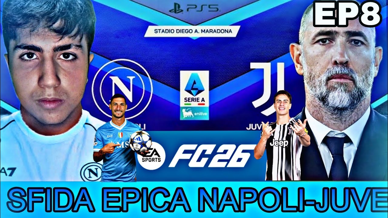EP 8 CARRIERA ALLENATORE NAPOLI-JUVEE💙⚽️