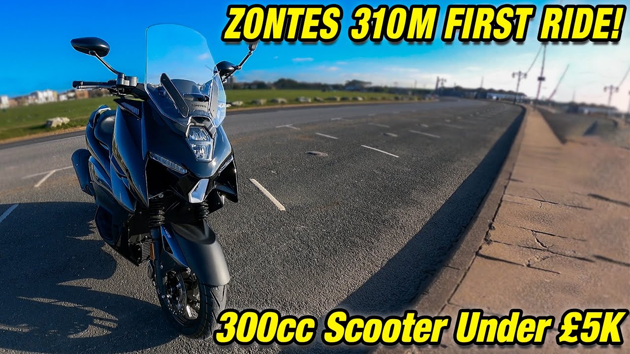 Zontes 310 M - 300cc Scooter First Ride!