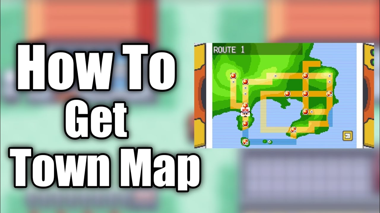 Town Map Location in Pokemon Fire Red