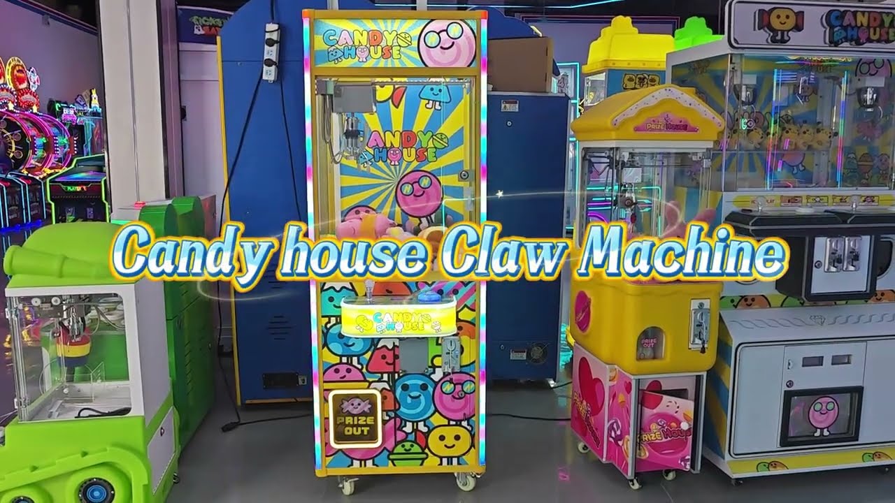 Maximize Engagement with Candy House! 🍬 Vibrant Single-Player Prize Machine #clawmachine #marwey