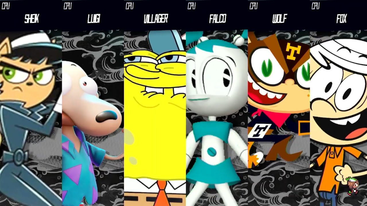 Nicktoons Battle on Bikini Bottom - Requested Smash Bros Battle