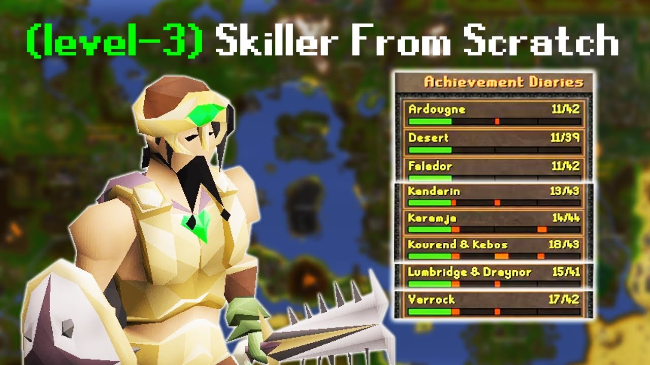 Completing Every Easy Achievement Diary - OSRS Level 3 Skiller From Scratch #15