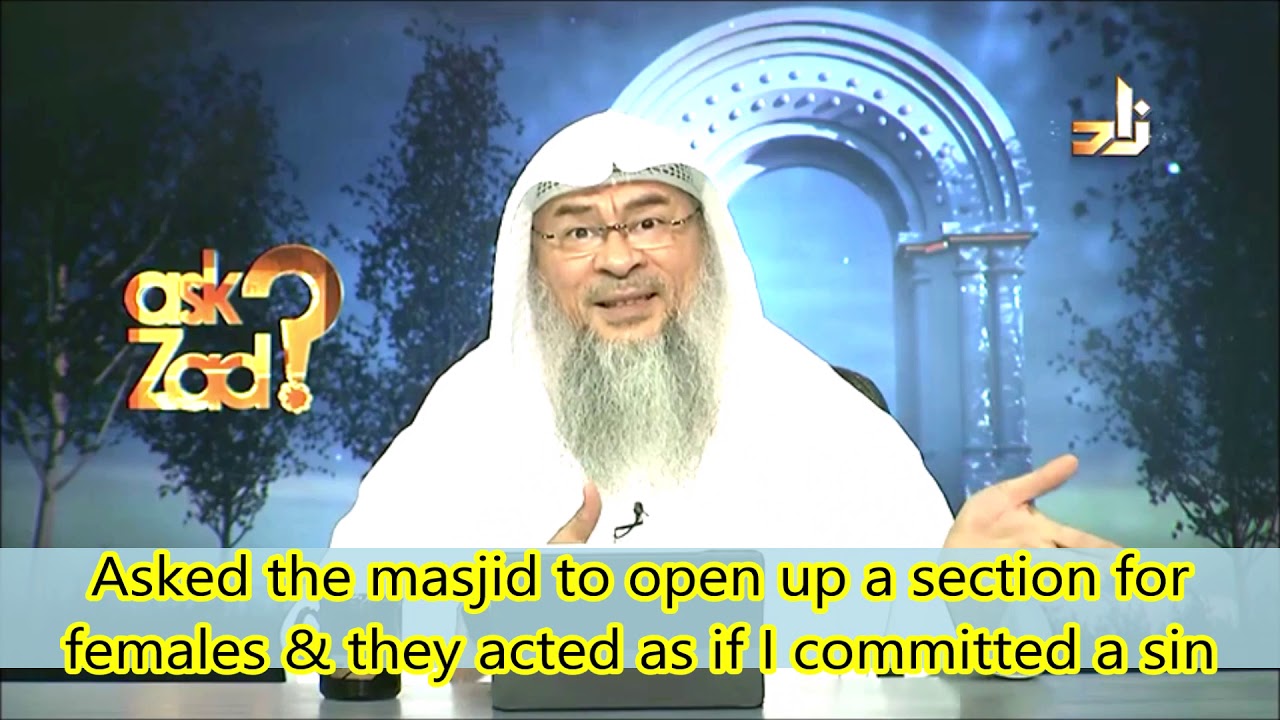 Not allowing Women's section in Masjids. People preventing women from attending Masjid Assimalhakeem