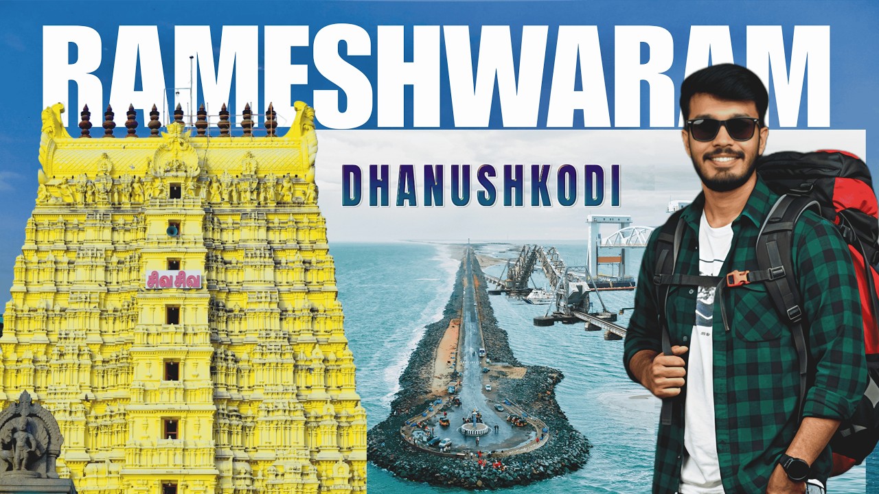 Bangalore to Rameshwaram by Train | Dhanushkodi Travel Vlog | Pamban Bridge Experience 🌊