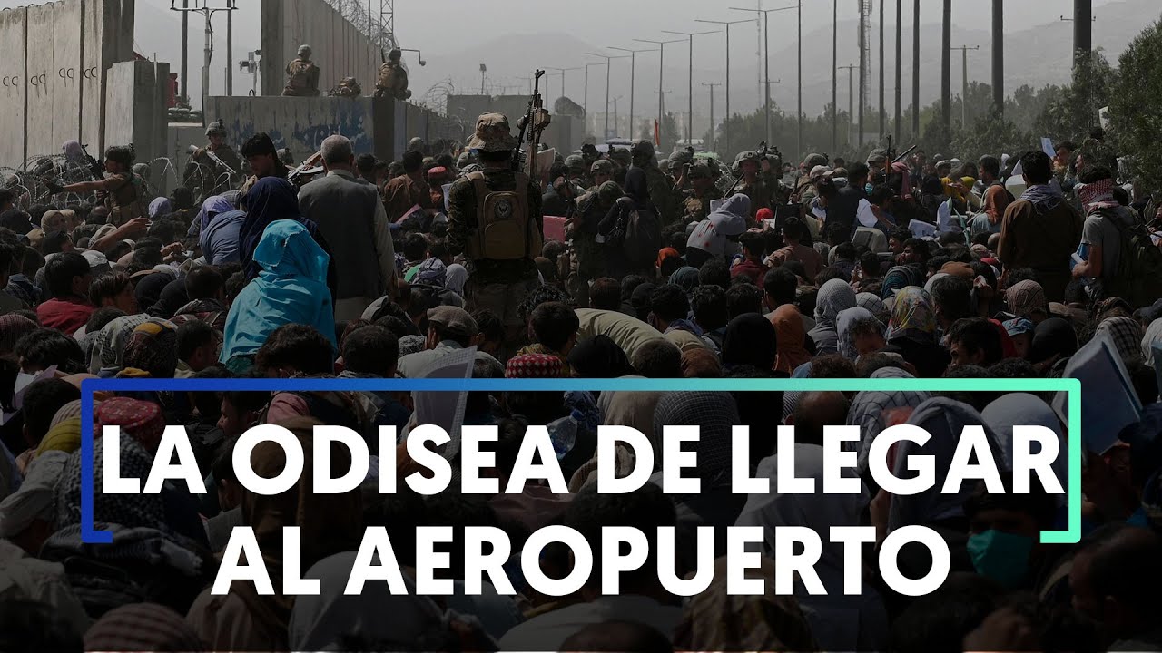 El COLAPSO en el aeropuerto convierte la evacuación de KABUL en una MISIÓN IMPOSIBLE | RTVE Noticias