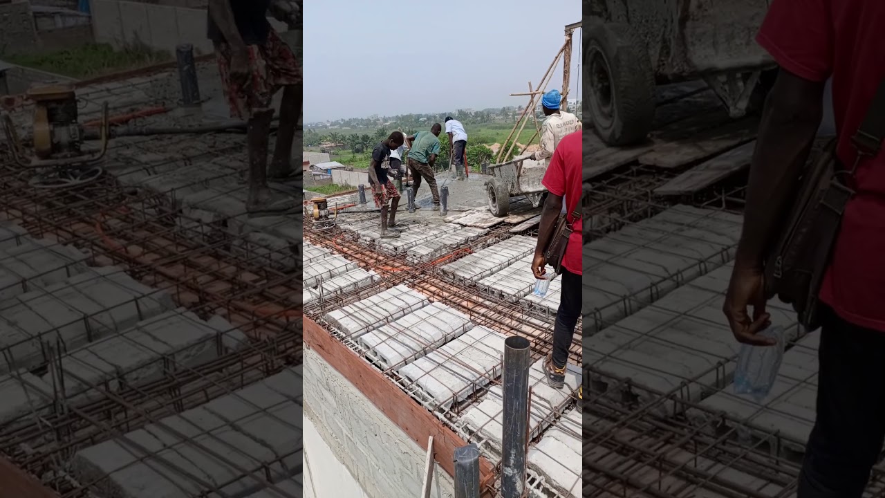 coulage de dalle &agrave; corps creux