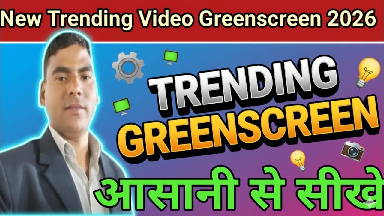 Trending Greenscreen Kaise Banaye Mobile Se 😱 | Green Screen Video Editing Tips 2026 📱🎬