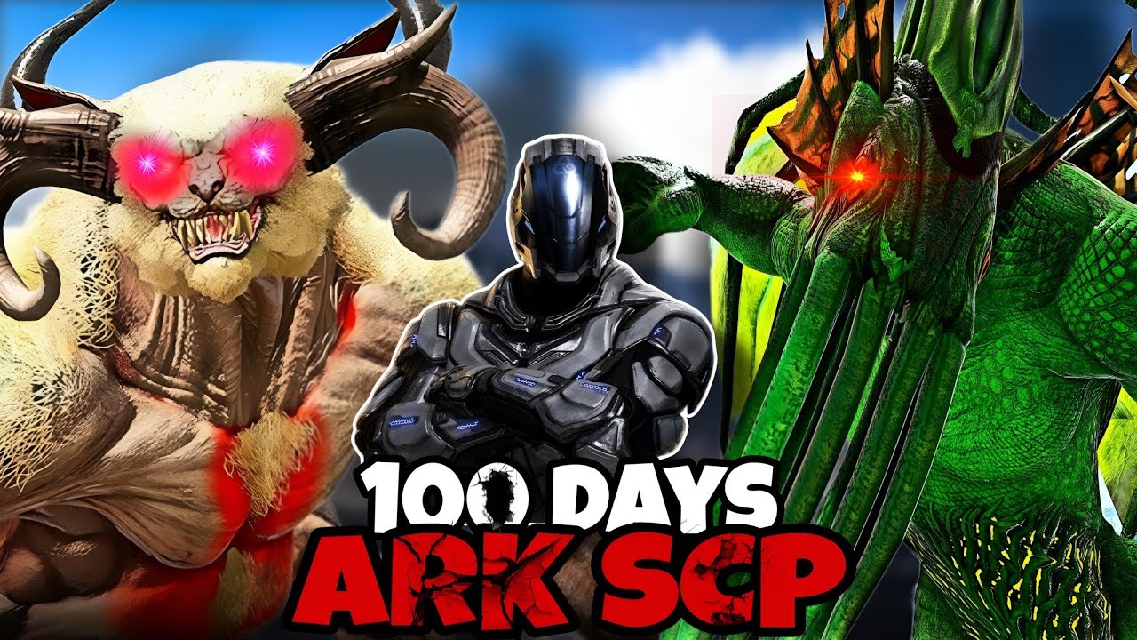 [ FULL ] 100 NGÀY Thuần Hóa Tất Cả Sinh Vật Trong ARK SCP  - TASO GAMING