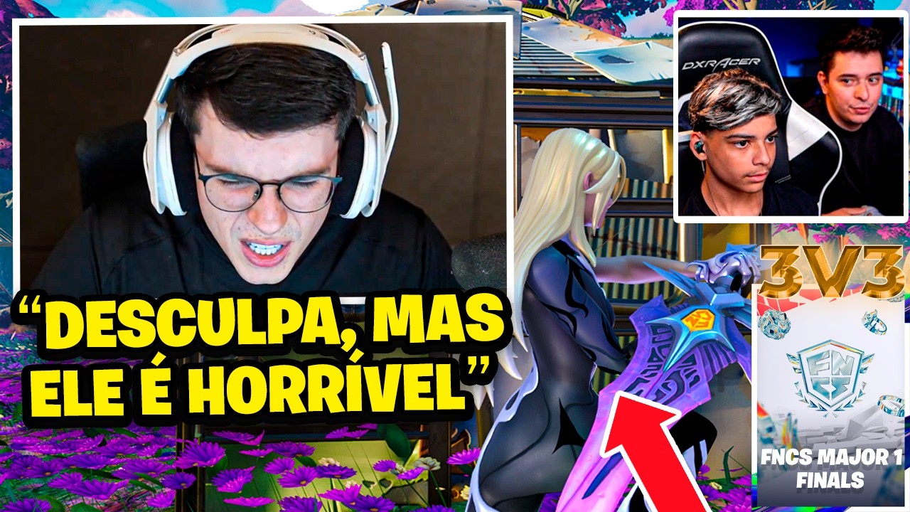 BLACKOUTZ REAGE: FIGHT 3V3 E 1V1 DOS PROS NA FNCS E CASH CUPS! #54