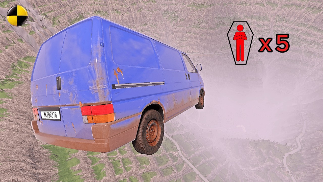 Realistic High-Speed Car Crashes in BeamNG.drive #188 | Ultra Detailed Crash Compilation