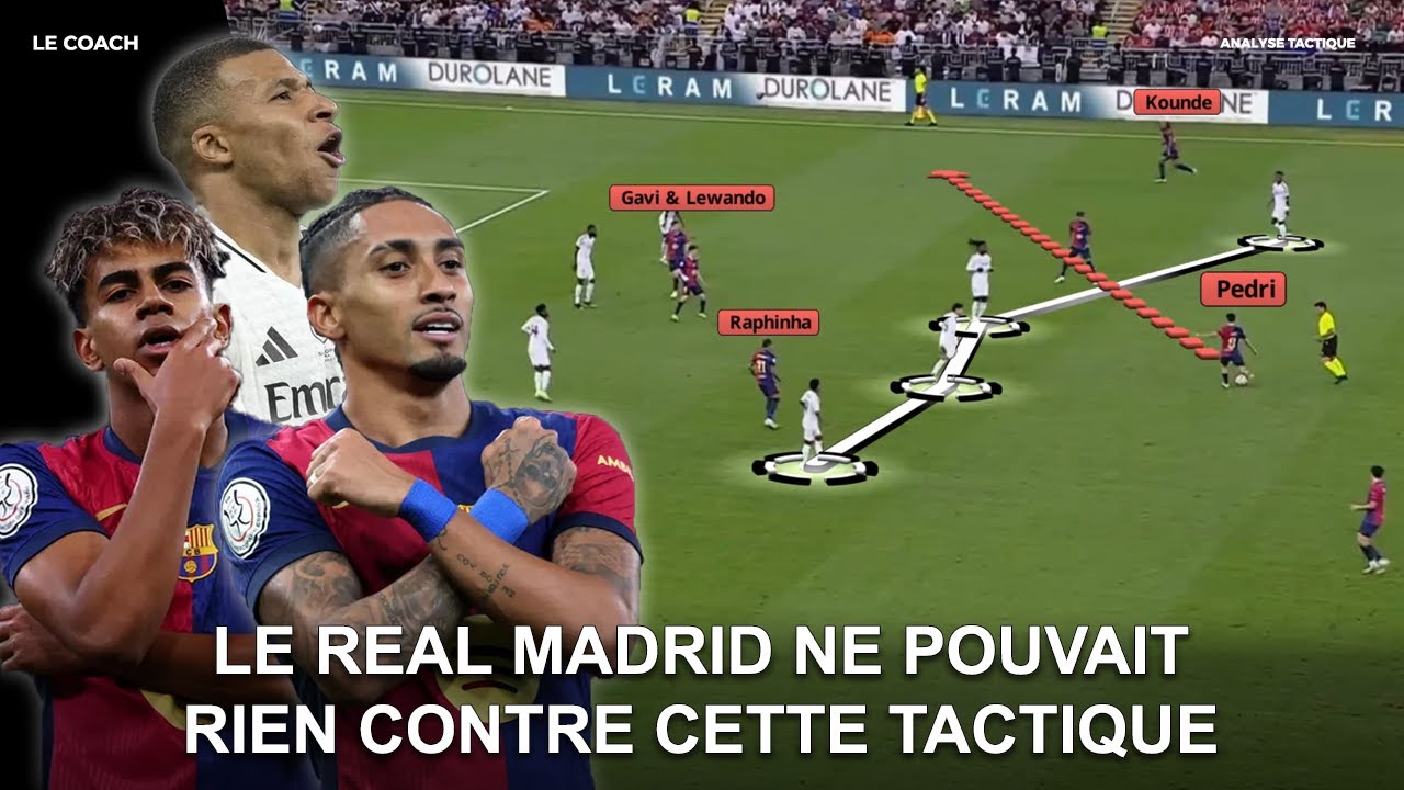 La tactique de Hans Flick avec Barcelone qui a détruit le Real Madrid