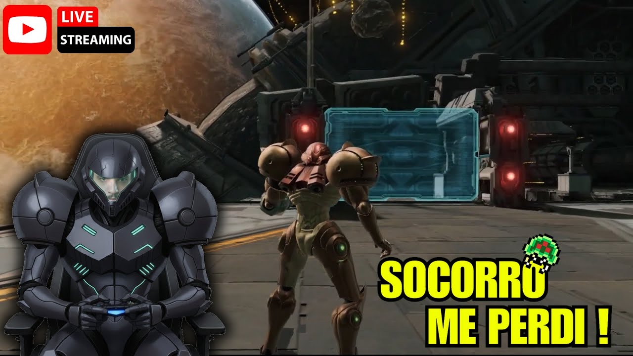 👩‍🚀 PERDIDO E SEM MAPA! Metroid Prime: O Retorno de Samus (Ao Vivo)