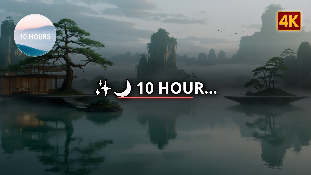 10 Hour Zen Tranquility &bull; Futuristic Terrace Island ✨🌿