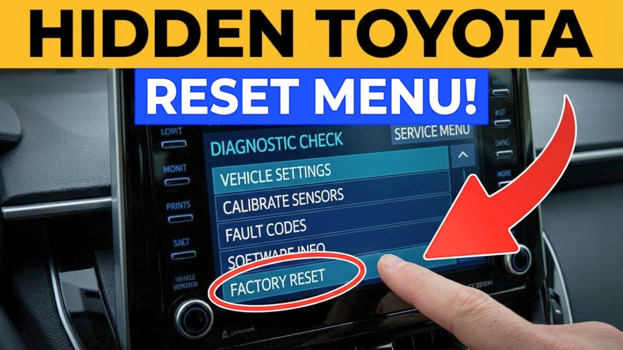 How to RESET Your Toyota & Fix It For FREE (5 Real Mechanic Methods)