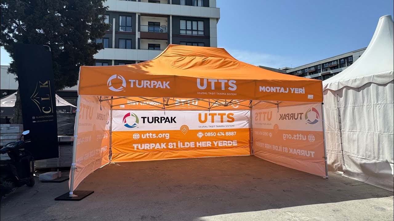 4x6 mt Portatif Gazebo Tente Çadır Baştan Sona Kurulum Yaptık.. Detaylı Anlatım..