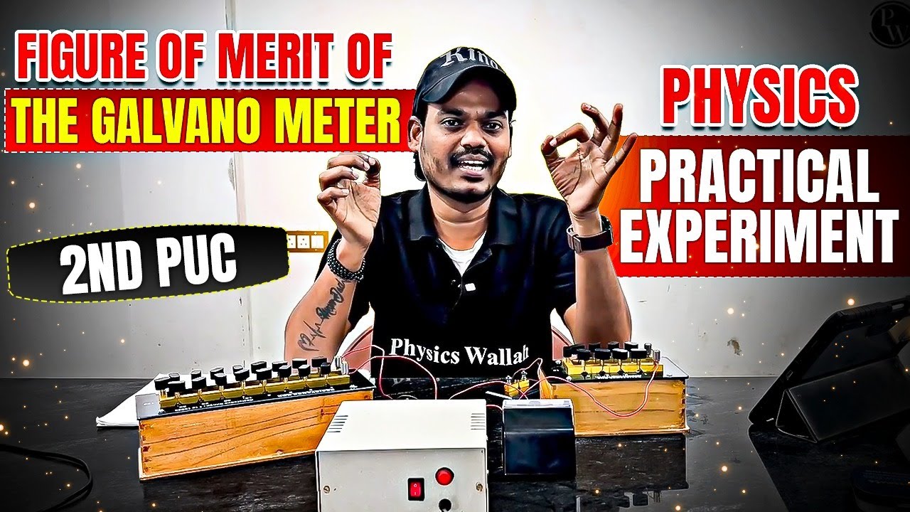 Figure of Merit of Galvanometer 😱 | Most Important Physics Practical Experiment | 2nd PUC🔥