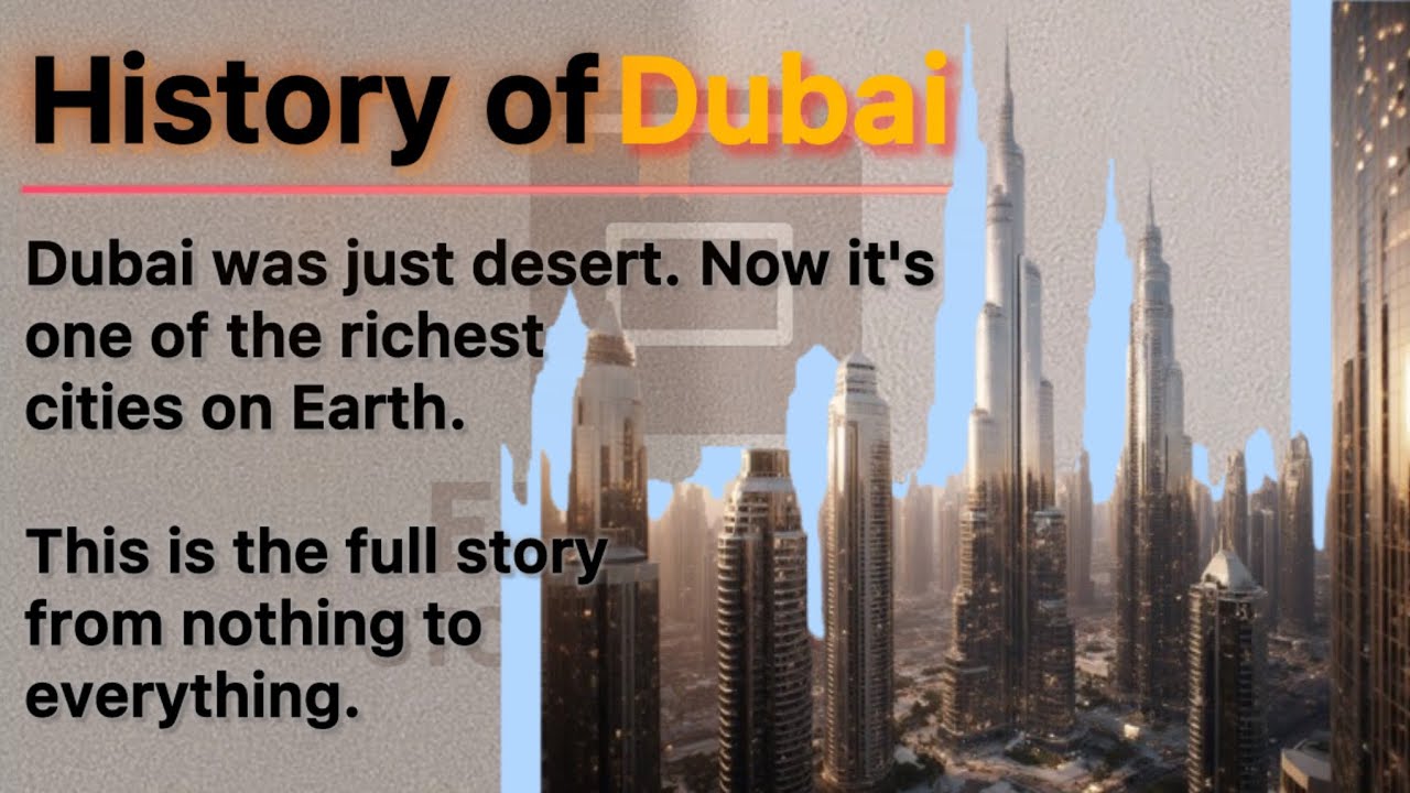 🌆 The Story of Dubai | Learn English with Stories – Level 3 🏙️ #dubai #learnenglish 