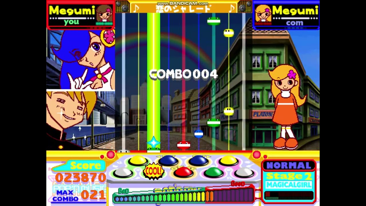 Pop'n music 4 Mame 0.283 Normal mode (Score: 279563)