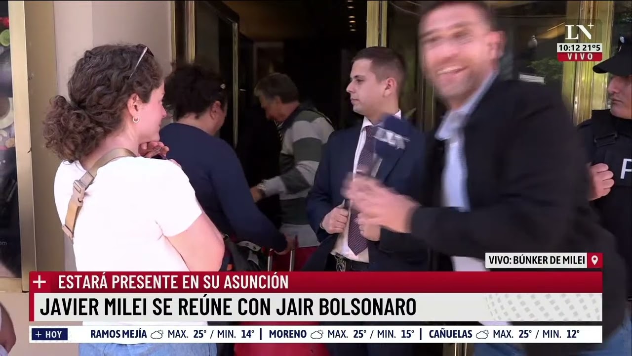 Javier Milei se reúne con Jair Bolsonaro y estará presente en su asunción