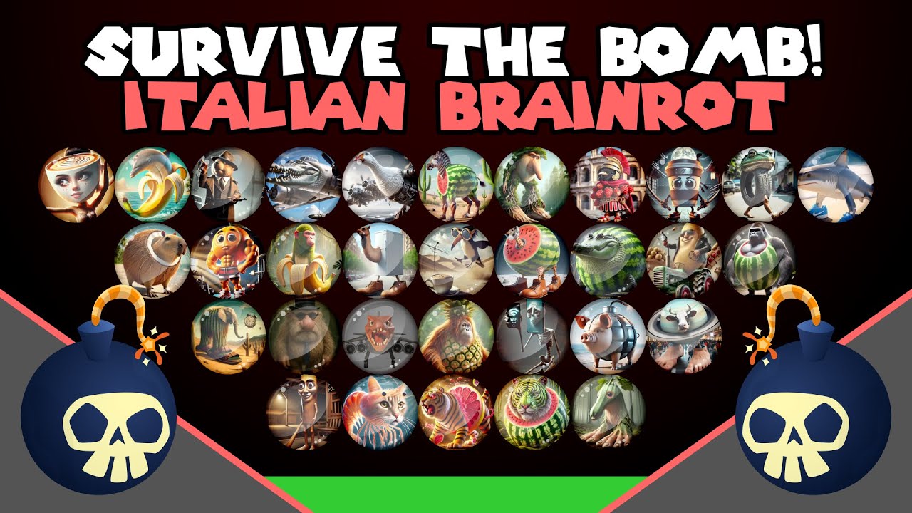 Marble Race : ITALIAN BRAINROT VS THE BOMB