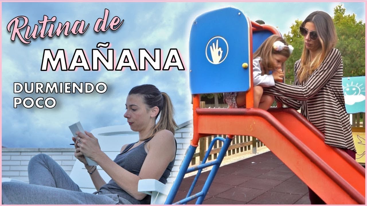 RUTINA de MAÑANA cuando he DORMIDO POCO 🕛 | MAMÁ de DOS 👶👧 | DOMINGO