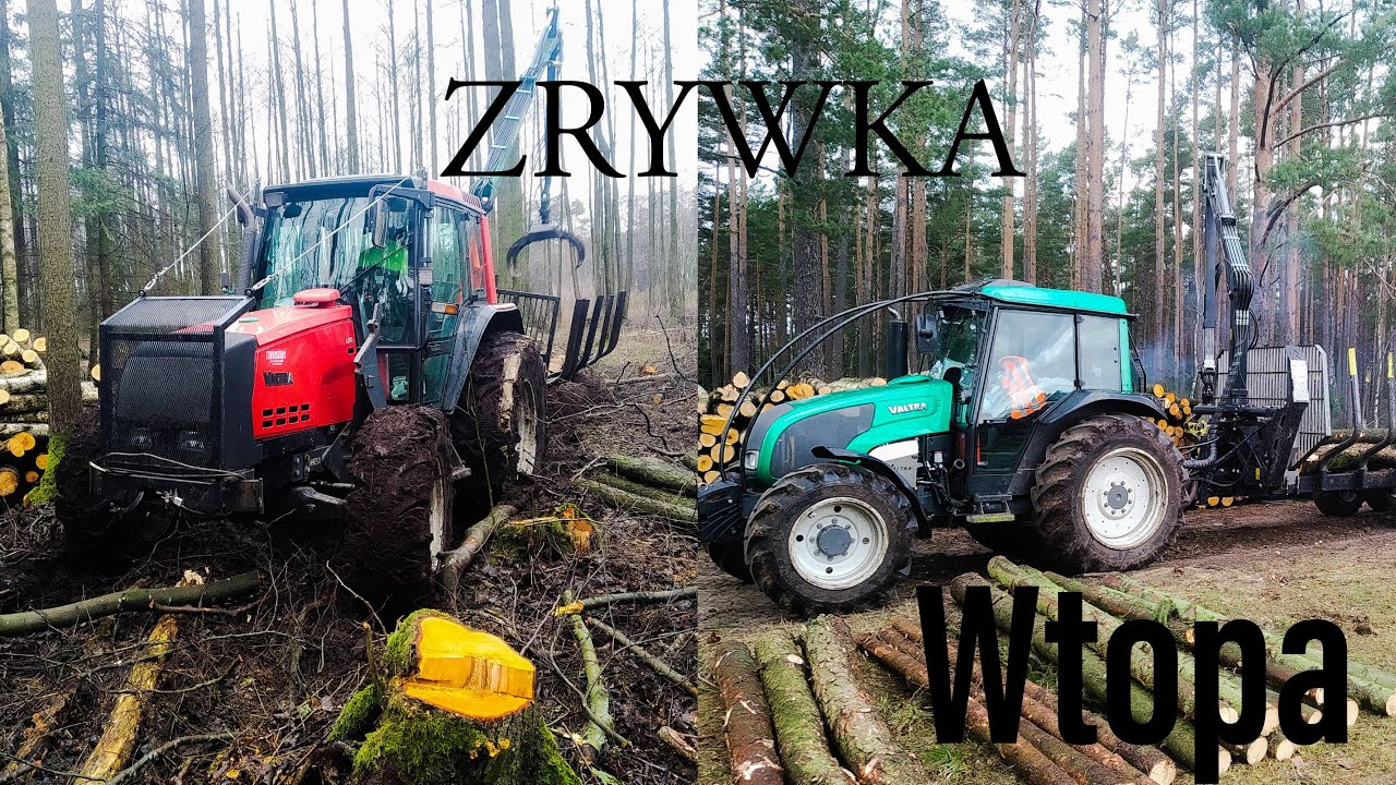 ZRYWKA Valtra6250&ValtraA83 WTOPA!