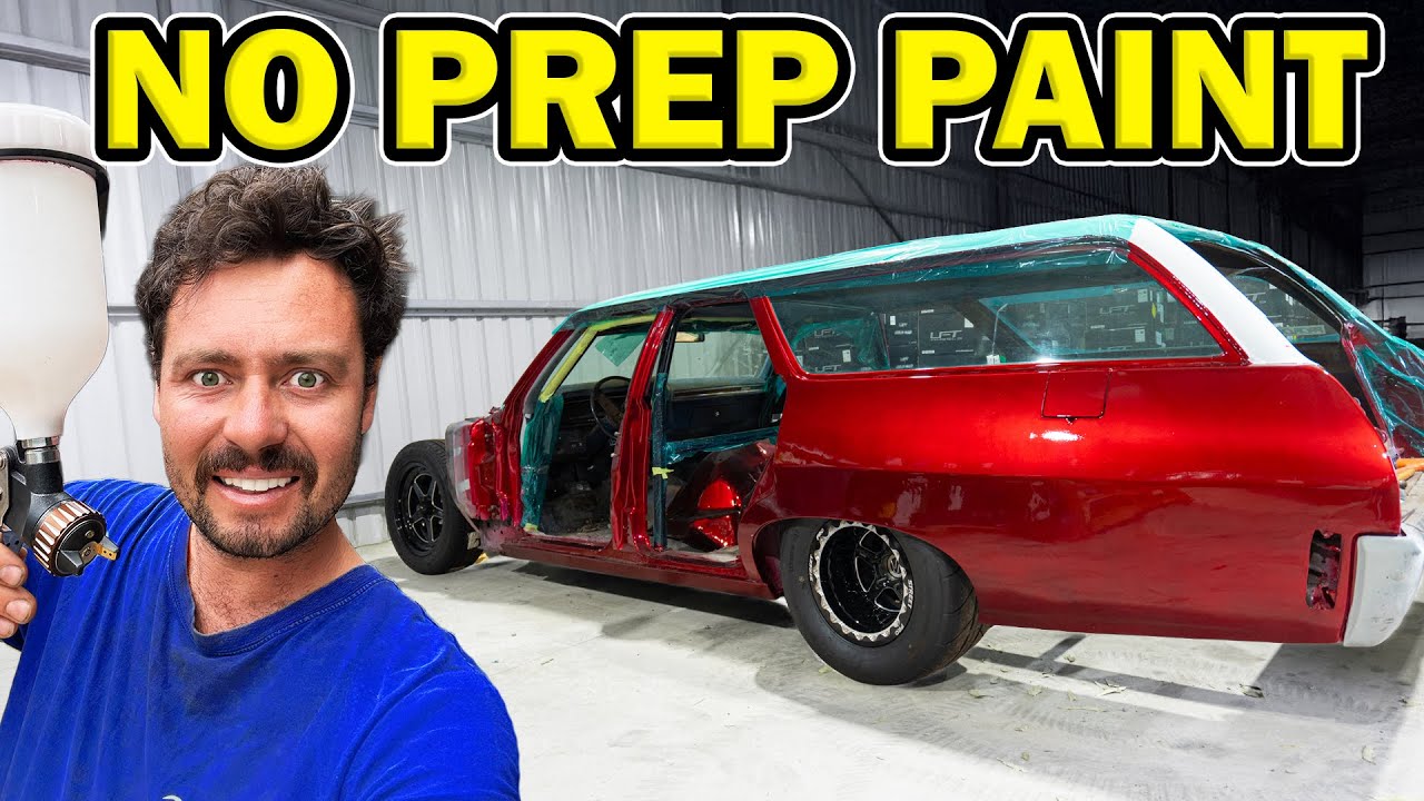 Painting My Chev WITHOUT Fixing Any Dents First - DOES IT LOOK BAD??